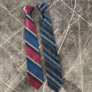 Men’s Regular Style Clip On Ties; Watson Brothers, Gentry